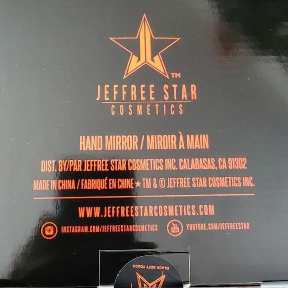 Jeffree Star Limited Edition Halloween Spider Web Hand Mirror NIB - Picture 6 of 6